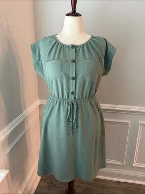 Monteau | Sage Green Dress